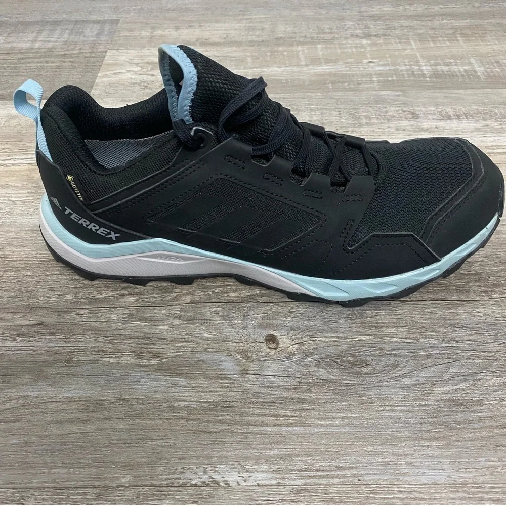 ADIDAS Terrex Traxion 290 Women’s Hiking Trail Shoes Black Water Proof EUC-sz 10